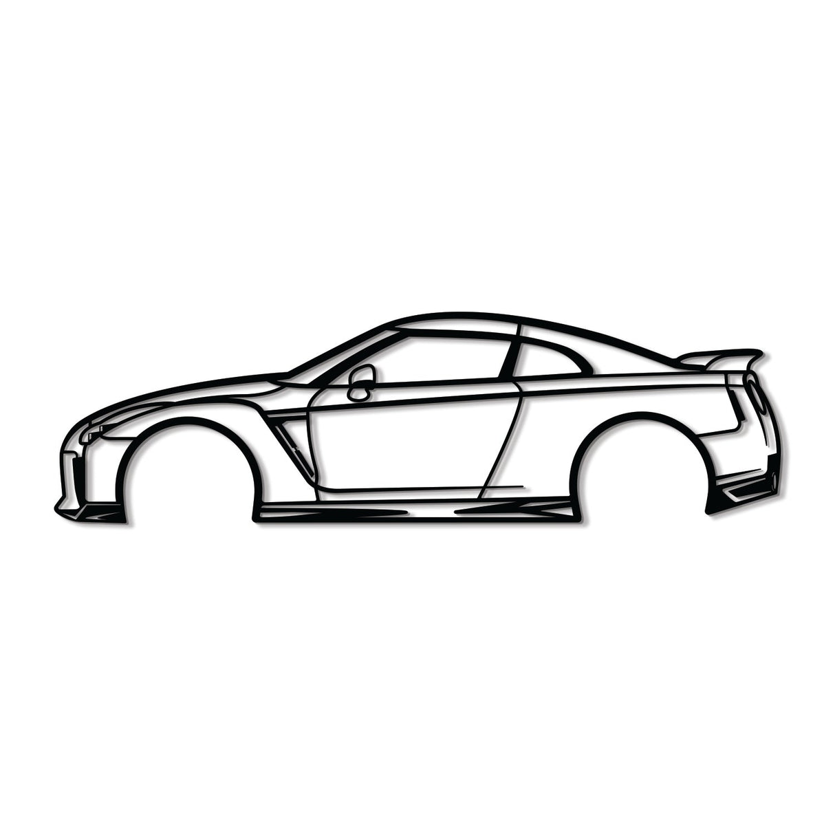 Nissan GTR R35 Metal Car Wall Art - NC1064