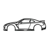 Nissan GTR R35 Metal Car Wall Art - NC1064