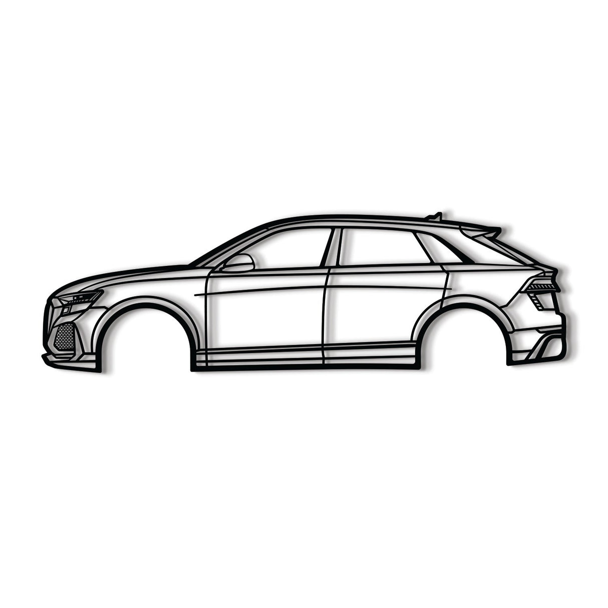 2023 RSQ8 Metal Car Wall Art - NC0826