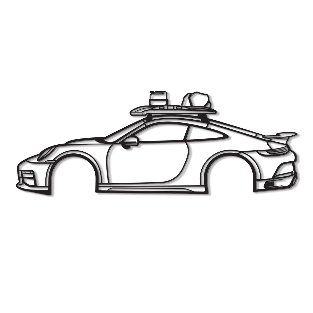 2023 911 Dakar Metal Car Wall Art - NC0820