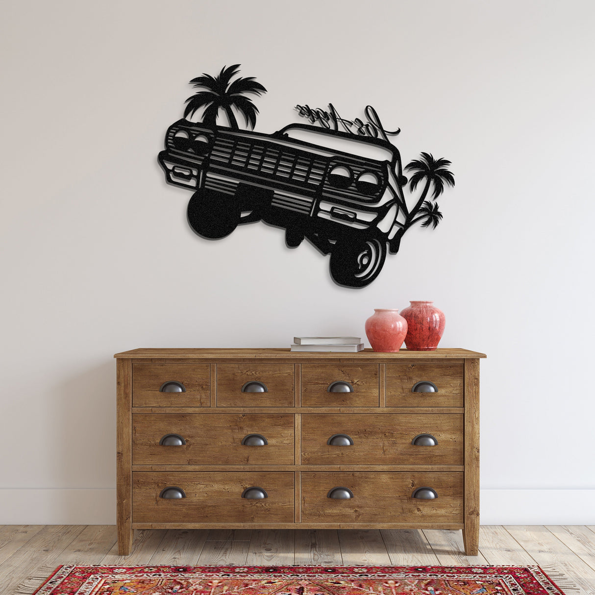 Impala Los Angeles Metal Car Wall Art - NC0992