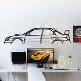 WRX STI GD Metal Car Wall Art - NC1111