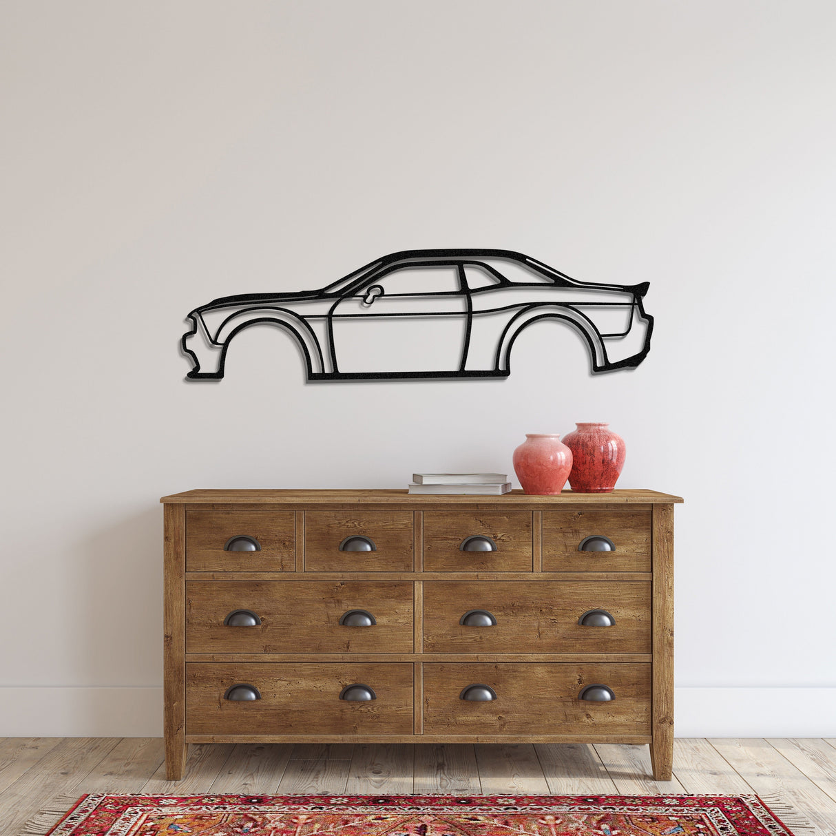 Challanger Metal Car Wall Art - NC0899