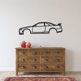 Skyline R34 Metal Car Wall Art - NC1092