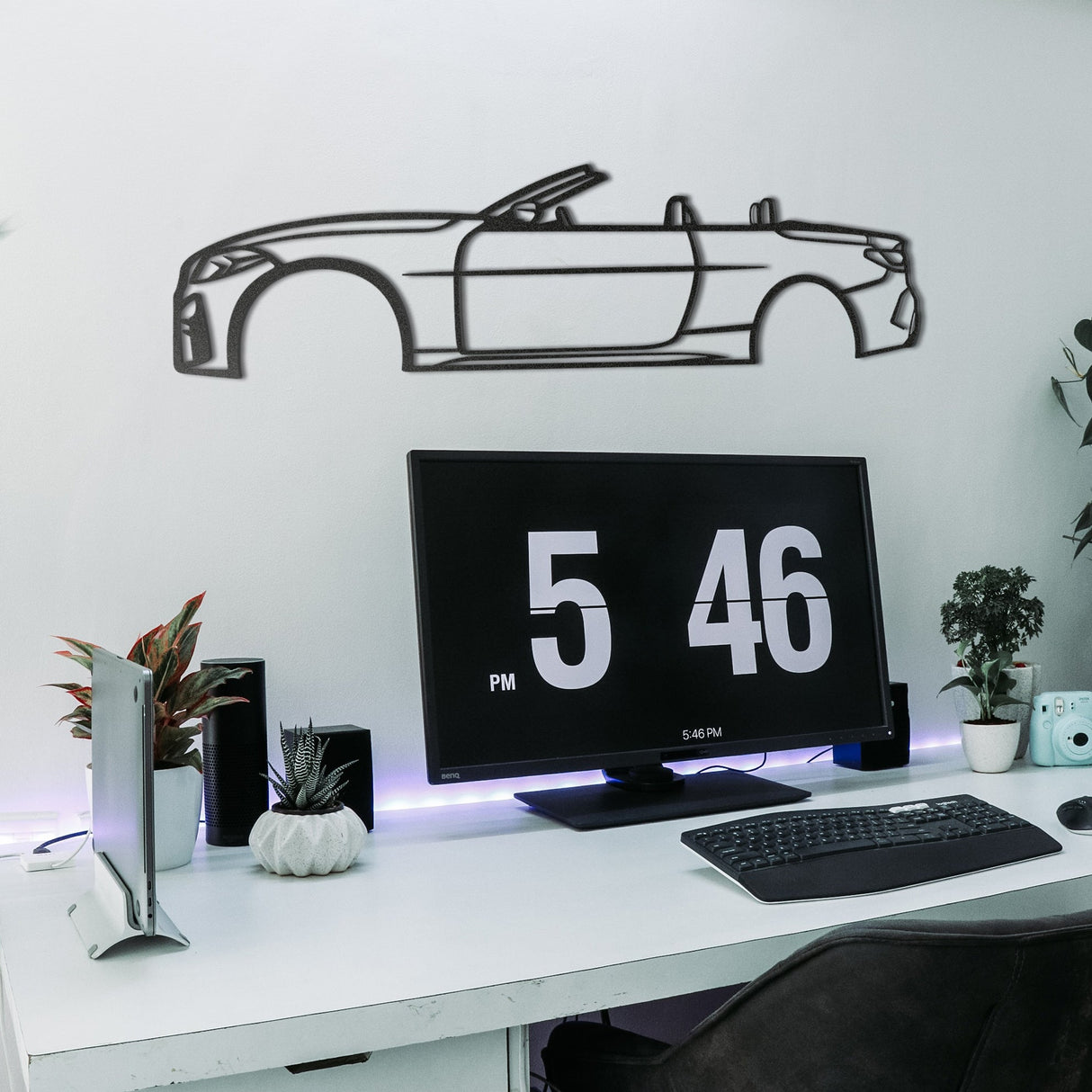 G23 Convertible Metal Car Wall Art - NC0985