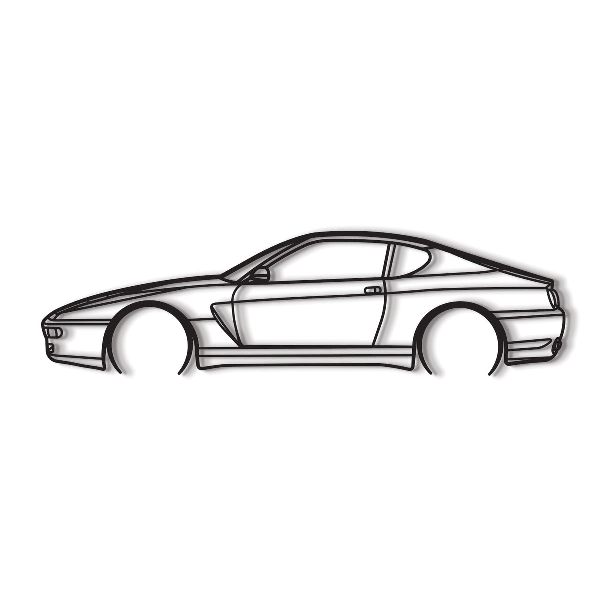 1995 456 GT Detailed Metal Car Wall Art - NC0254