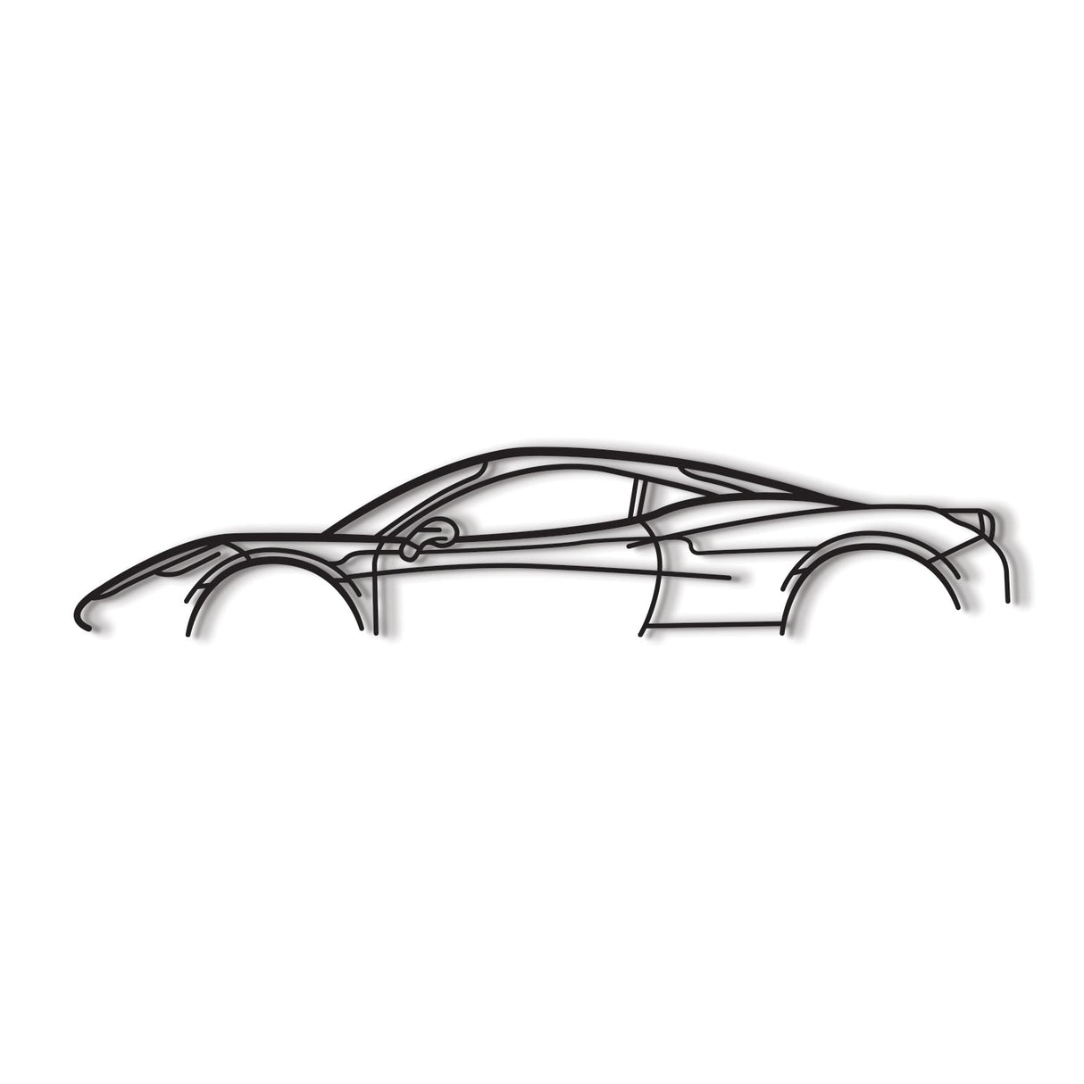 458 Italia Classic Metal Car Wall Art - NC0835