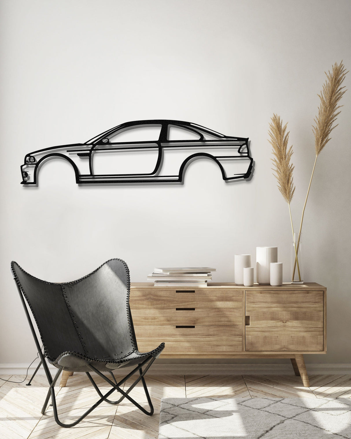 E46 M3 Metal Car Wall Art - NC0957