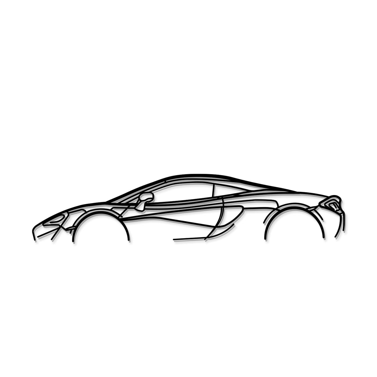 570S Classic Metal Car Wall Art - NC0838