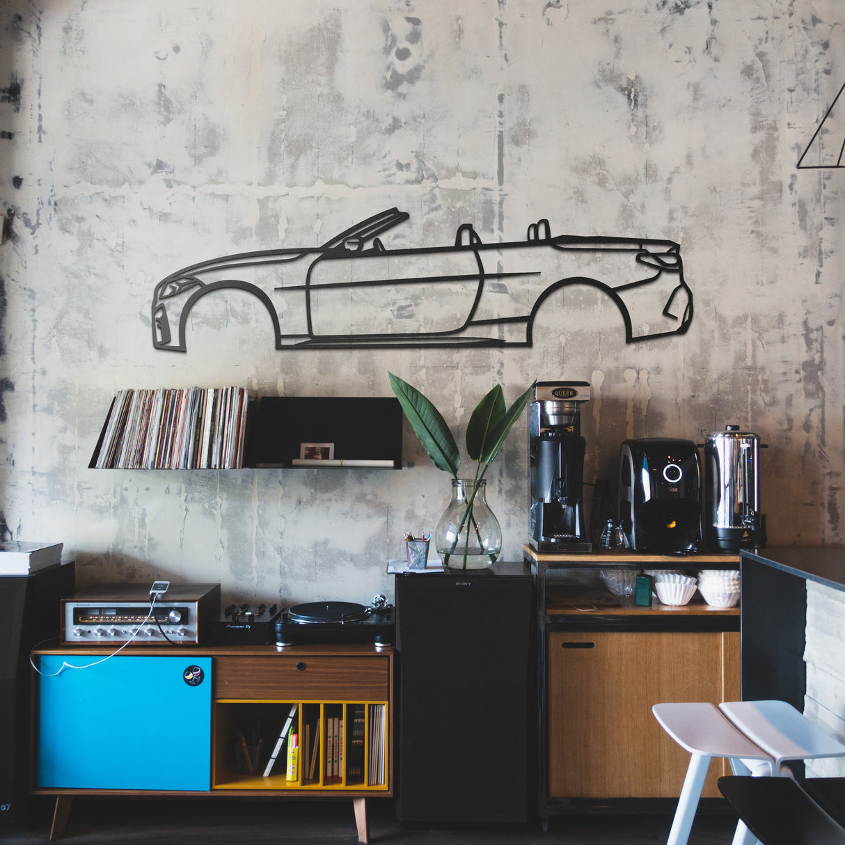 G23 Convertible Metal Car Wall Art - NC0985