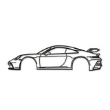 911 GT3 Model 992 Metal Car Wall Art - NC0855