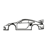 911 GT3 RS Metal Car Wall Art - NC0857