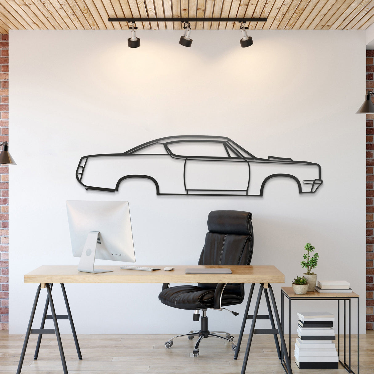 Rebel Machine Metal Car Wall Art - NC1074