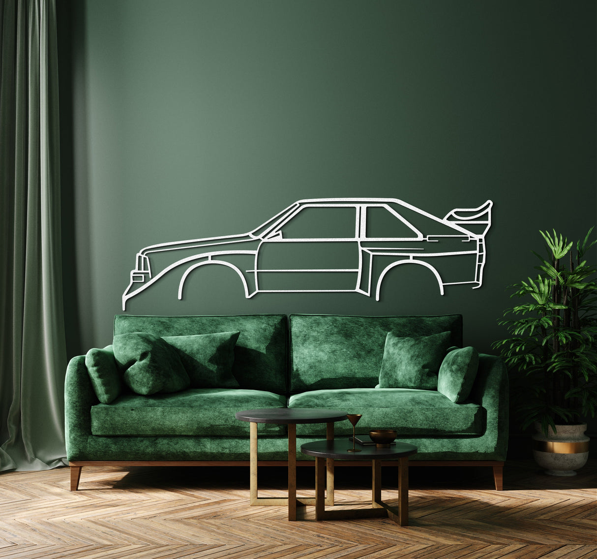 S1 Group B Metal Car Wall Art - NC1080