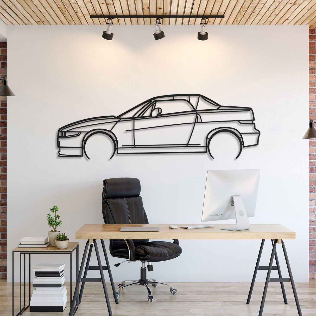 RZ Detailed Metal Car Wall Art - NC1079