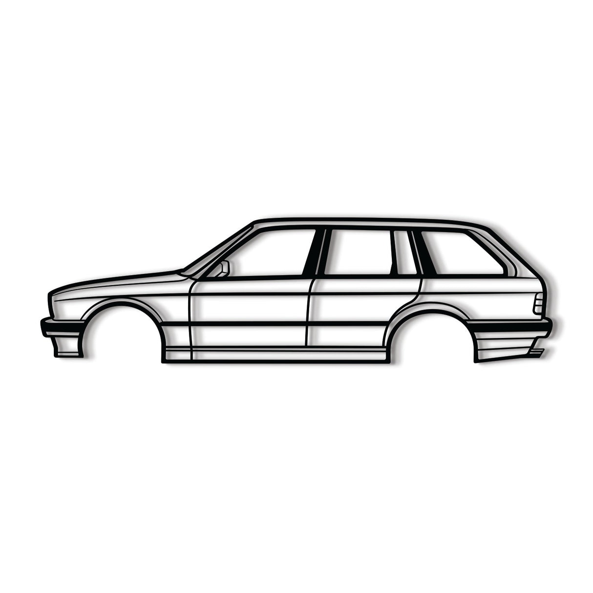 E30 Touring Metal Car Wall Art - NC0937