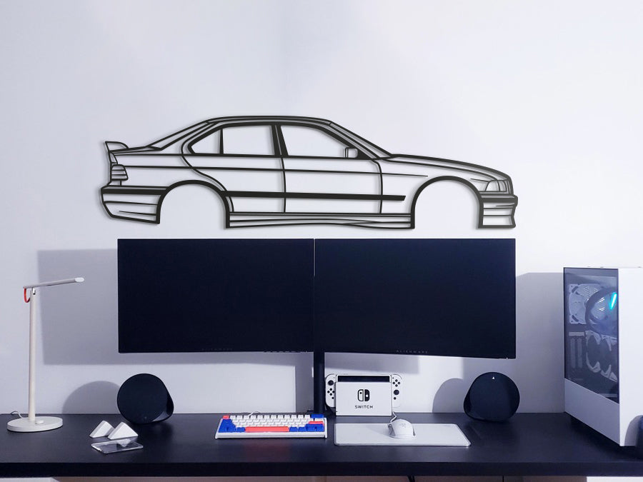 E36 ALPINA Metal Car Wall Art - NC0940