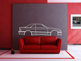 E36 CABRIO WITH SOFT TOP Metal Car Wall Art - NC0943