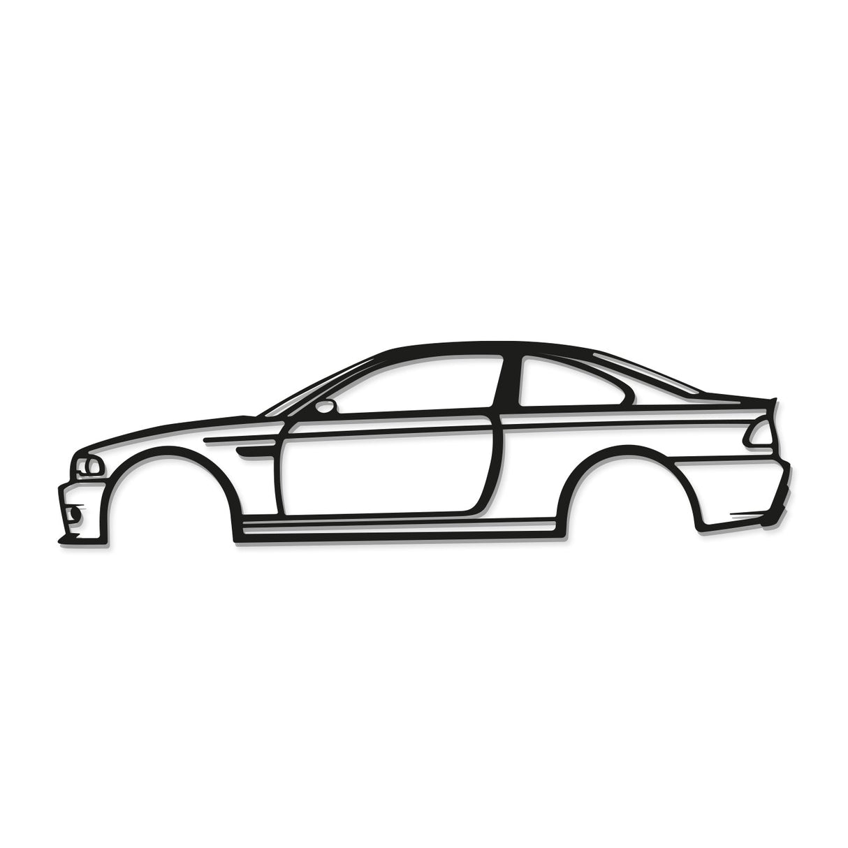 E46 M3 Metal Car Wall Art - NC0957