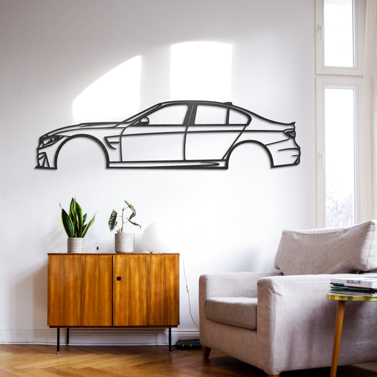 M3 Metal Car Wall Art - NC1011