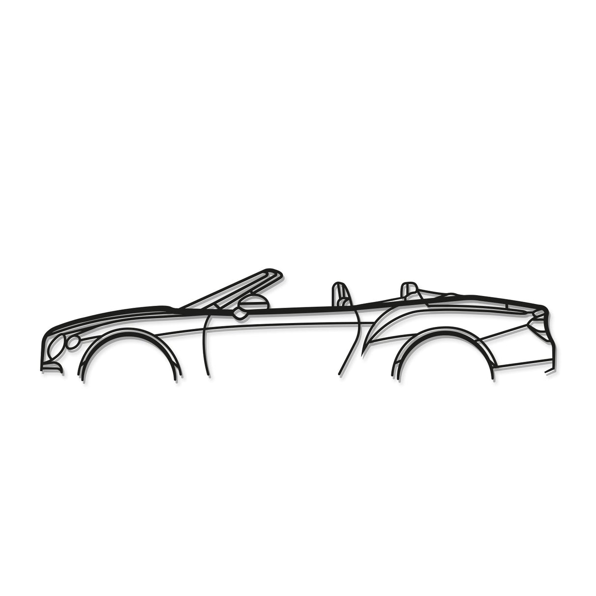 Continental GT Speed Convertible Metal Car Wall Art - NC0907