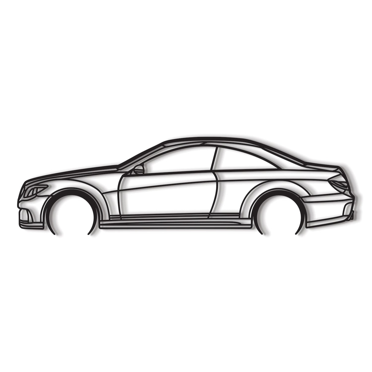 CL 500 Detailed Metal Car Wall Art - NC0903