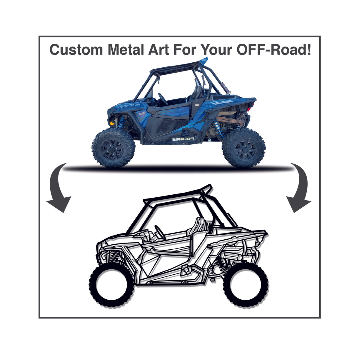 Your Personalized Off-Road Metal Wall Art - NC1115