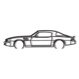 1978 Camaro Z28 Detailed Metal Car Wall Art - NC0180