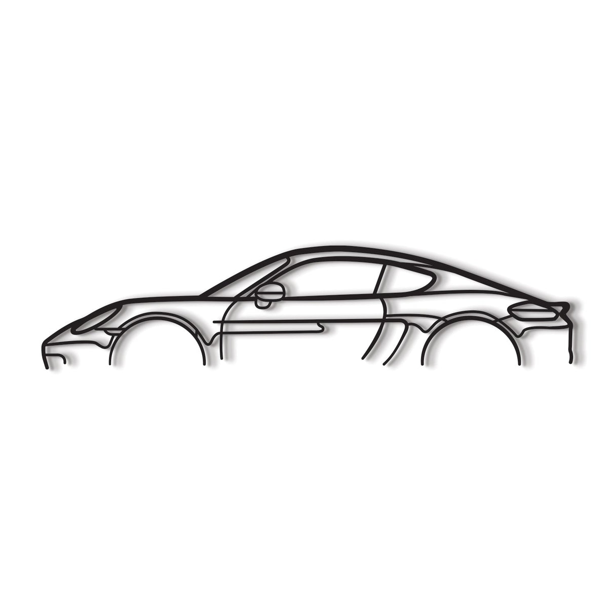 Cayman 718 Classic Metal Car Wall Art - NC0895