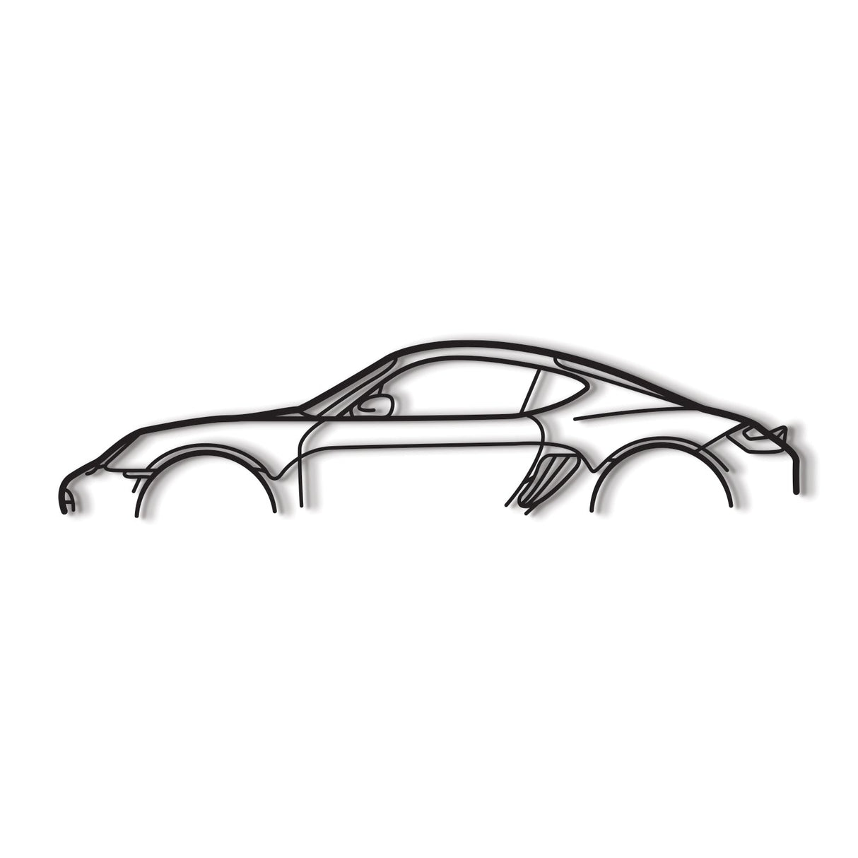 Cayman 987 Classic Metal Car Wall Art - NC0896