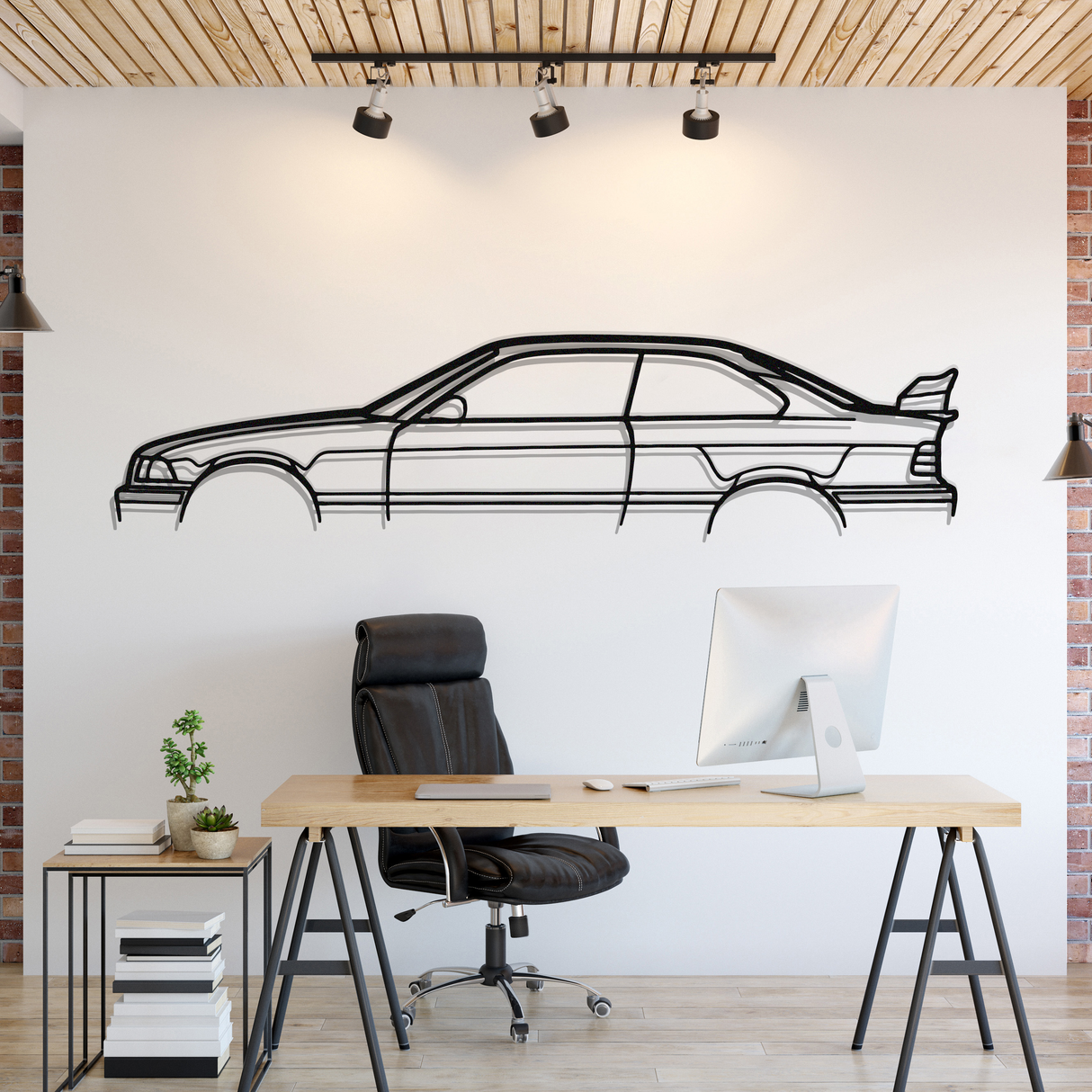 E36 M3 CS Metal Car Wall Art - NC0945