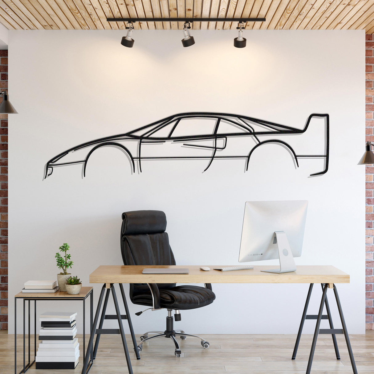 F-40 Metal Car Wall Art - NC0967