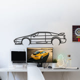 Esprit Turbo Detailed Metal Car Wall Art - NC964