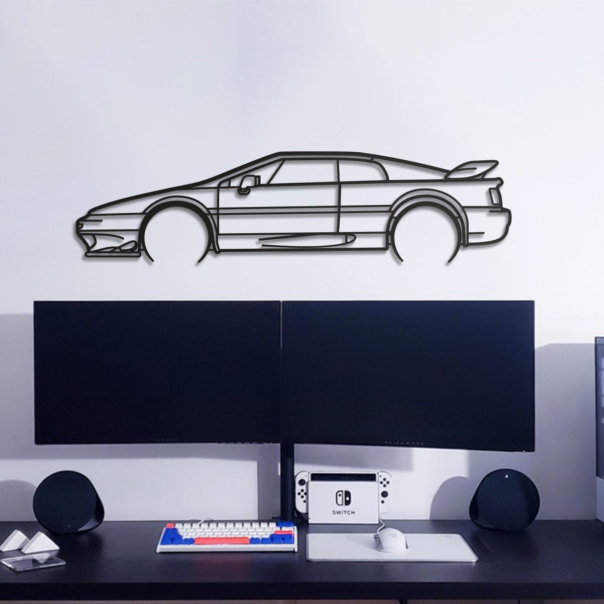 Esprit Turbo Detailed Metal Car Wall Art - NC964