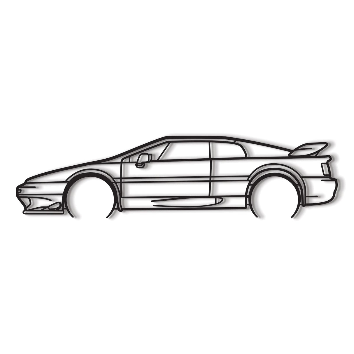 Esprit Turbo Detailed Metal Car Wall Art - NC964