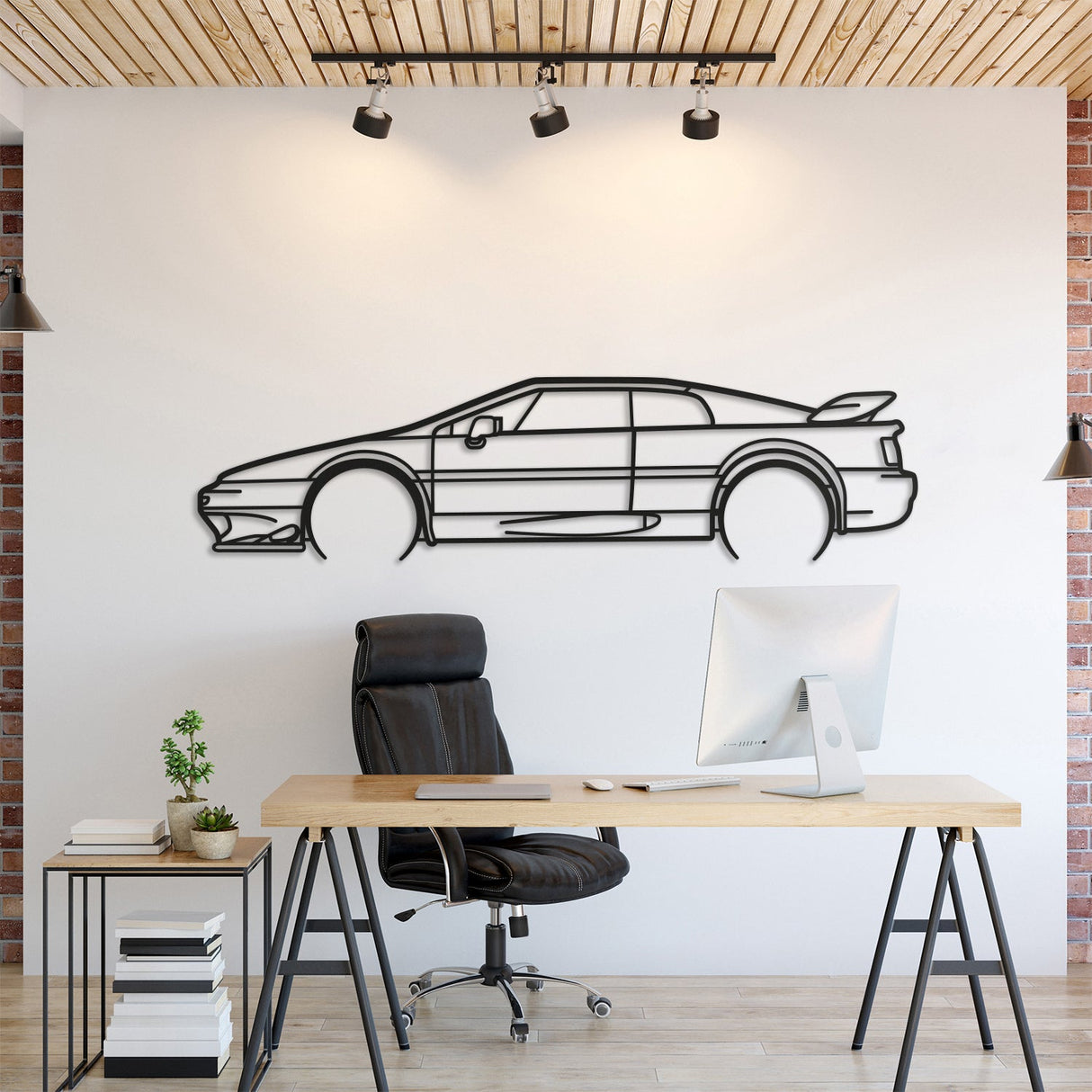 Esprit Turbo Detailed Metal Car Wall Art - NC964