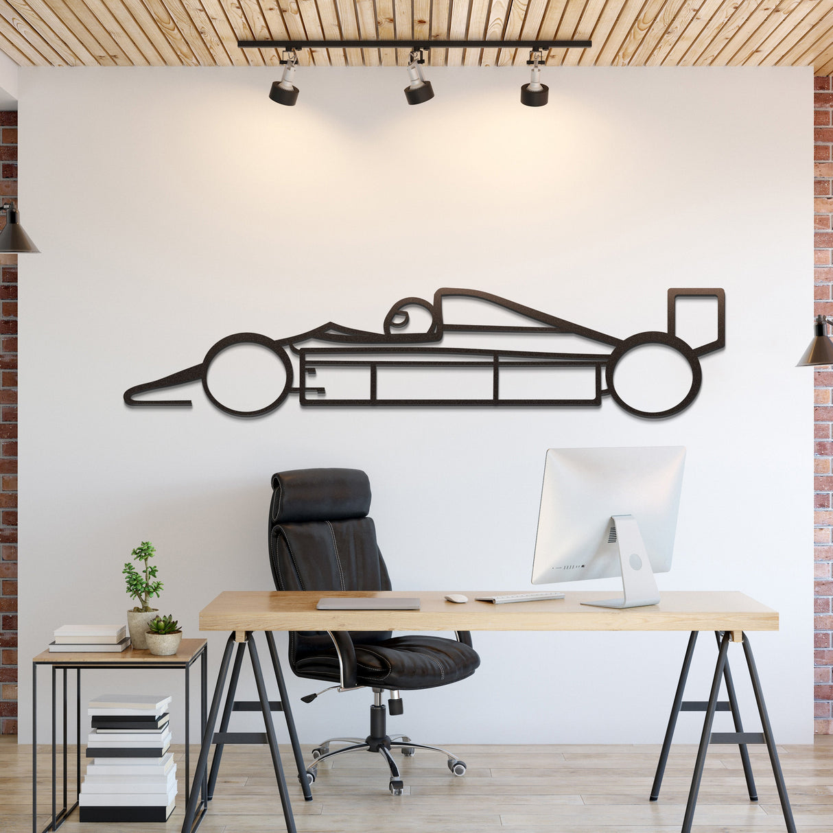 Formula 1 1980 Metal Car Wall Art - NC0974