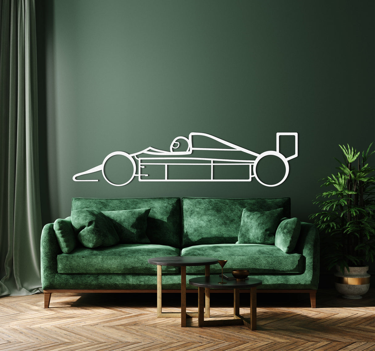 Formula 1 1980 Metal Car Wall Art - NC0974