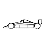 Formula 1 1980 Metal Car Wall Art - NC0974