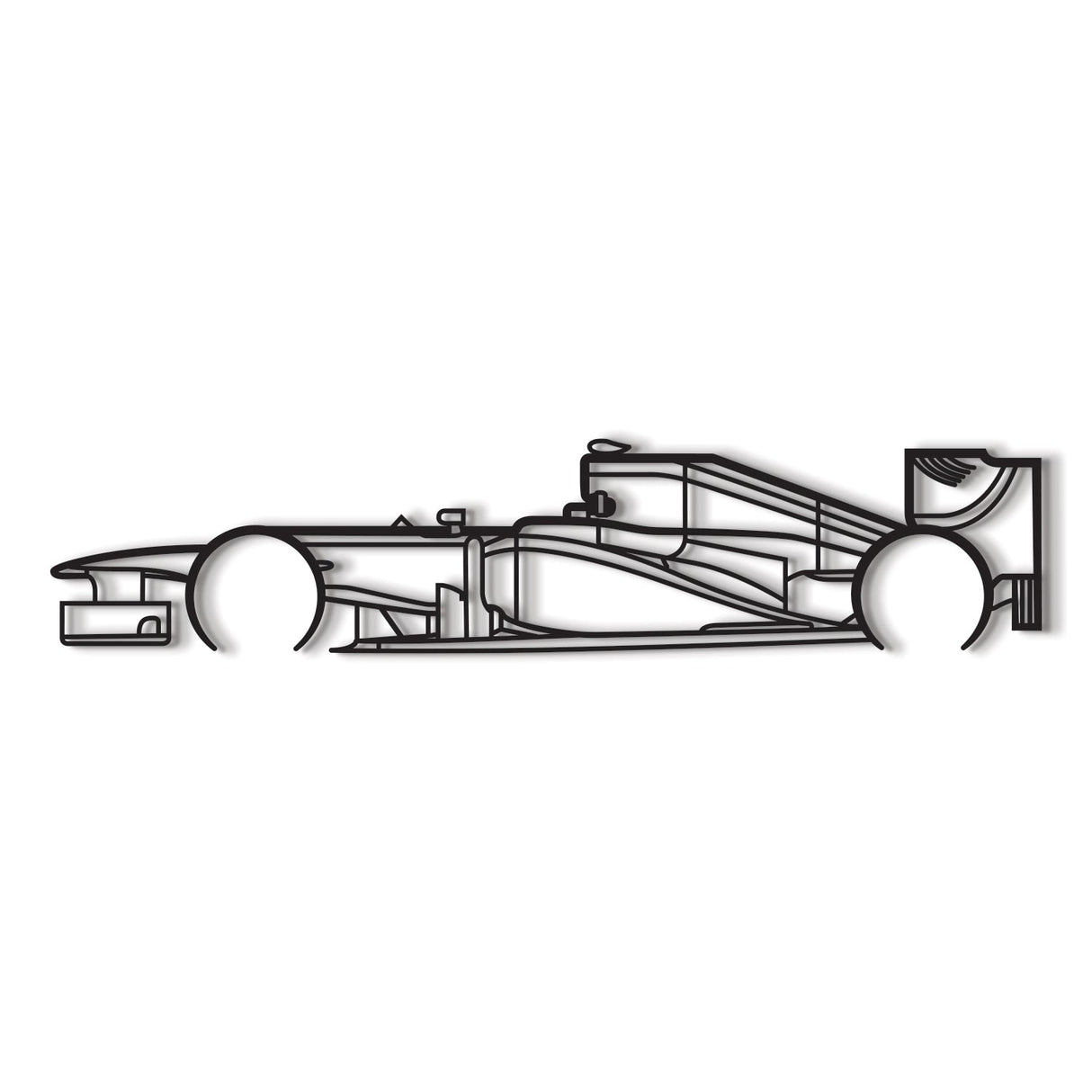 2012 RB8 Detailed Metal Car Wall Art - NC0477