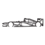 2012 RB8 Detailed Metal Car Wall Art - NC0477