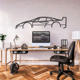 F40 Classic Metal Car Wall Art - NC0971