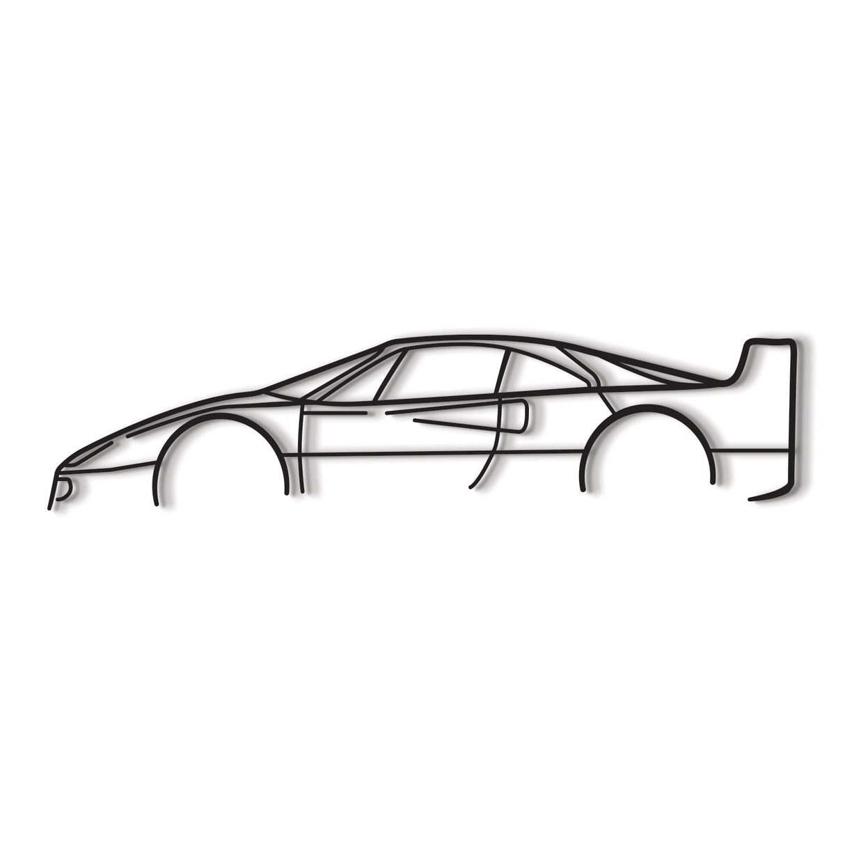 F-40 Metal Car Wall Art - NC0967