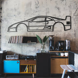 F40 Metal Car Wall Art - NC0972