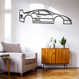 F40 Metal Car Wall Art - NC0972