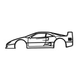 F40 Metal Car Wall Art - NC0972