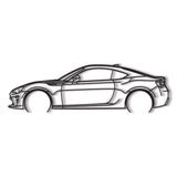 2017 GT86 Detailed Metal Car Wall Art - NC0597