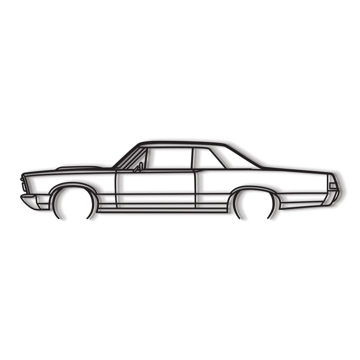 1965 GTO Metal Car Wall Art - NC0074