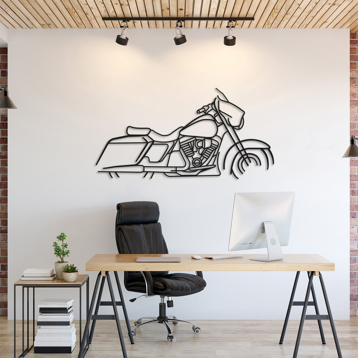 Street Glide 1 Metal Motorcycle Wall Art - NC1094