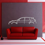 Impreza WRX STI GR Metal Car Wall Art - NC0994